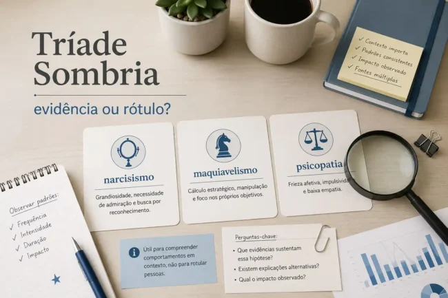 O que é Tríade Sombria? Limites, riscos e usos prudentes