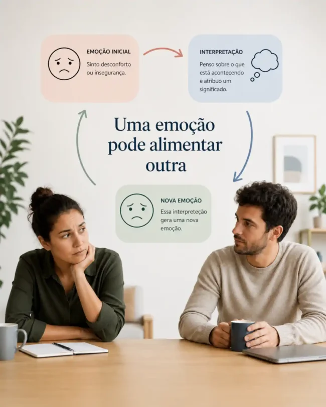 Como uma emoção pode alimentar outra emoção?