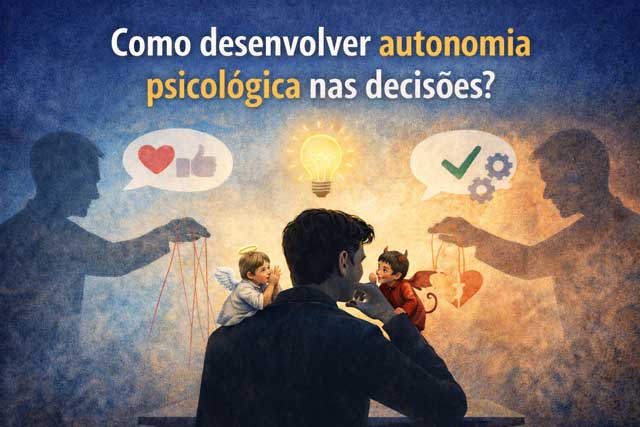 Como desenvolver autonomia psicológica nas decisões em um mundo de pressão social, influência emocional e escolhas orientadas por grupos