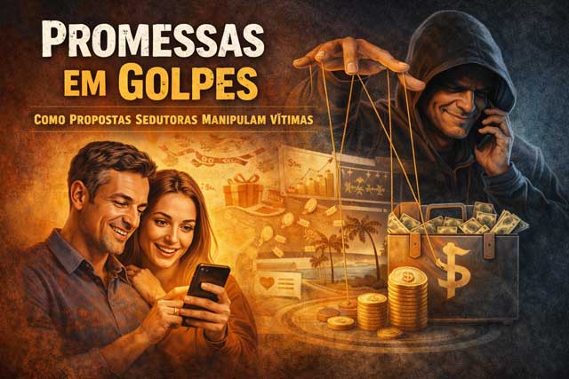 Promessas em golpes mostram por que propostas boas demais para ser verdade quase sempre escondem armadilhas financeiras