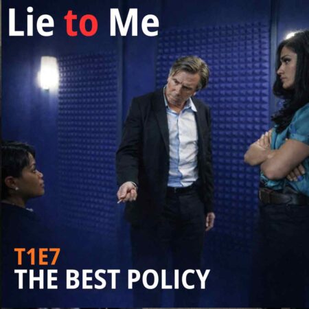 Cena do episódio 7 da temporada 1 de Lie to Me destacando decisão sob tensão e análise comportamental em ambiente institucional.