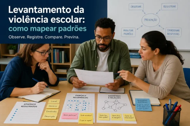 Levantamento da violência na escola: como mapear padrões