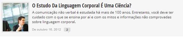 O Estudo da linguagem corporal é ciência?